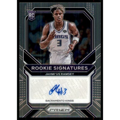 2020-21 Panini Prizm Rookie Signatures #21 Jahmi'us Ramsey