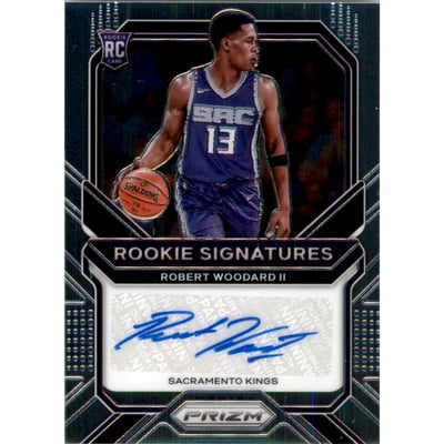 2020-21 Panini Prizm Rookie Signatures #8 Robert Woodard II