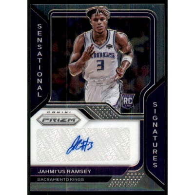 2020-21 Panini Prizm Sensational Signatures #57 Jahmi'us Ramsey