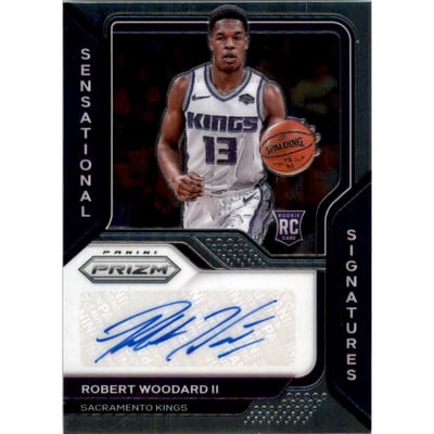 2020-21 Panini Prizm Sensational Signatures #71 Robert Woodard II