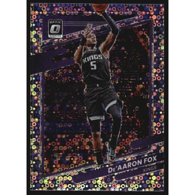 2021-22 Donruss Optic Fast Break Holo #85 De'Aaron Fox