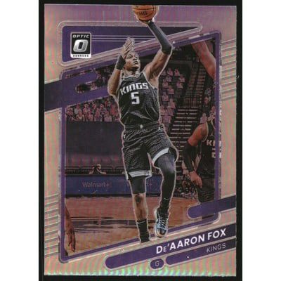 2021-22 Donruss Optic Holo #85 De'Aaron Fox