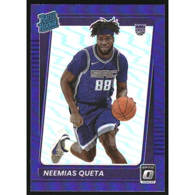 2021-22 Donruss Optic Purple #156 Neemias Queta
