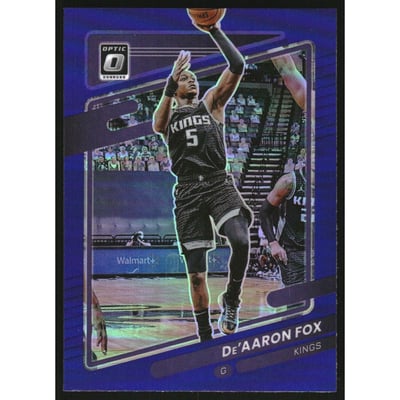 2021-22 Donruss Optic Purple #85 De'Aaron Fox