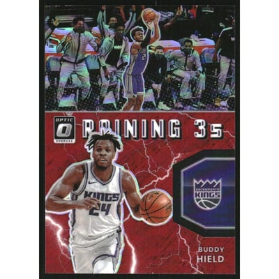 2021-22 Donruss Optic Raining 3s Red #7 Buddy Hield