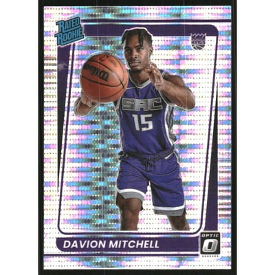 2021-22 Donruss Optic Target Box Set #155 Davion Mitchell