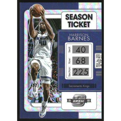 2021-22 Panini Contenders Optic 75th Anniversary #37 Harrison Barnes