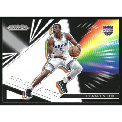 2021-22 Panini Prizm Prizmatic Prizms Silver #24 De'Aaron Fox