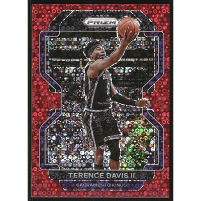 2021-22 Panini Prizm Prizms Fast Break Red #139 Terence Davis II