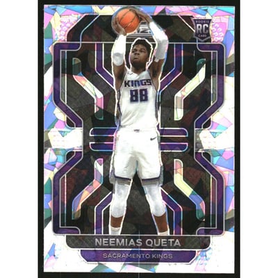 2021-22 Panini Prizm Prizms Ice #316 Neemias Queta