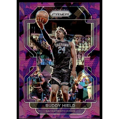 2021-22 Panini Prizm Prizms Purple Ice #192 Buddy Hield