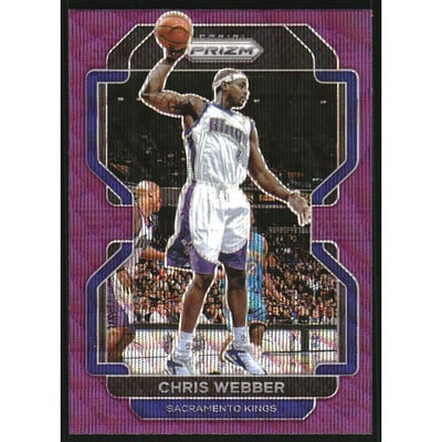 2021-22 Panini Prizm Prizms Purple Wave #263 Chris Webber