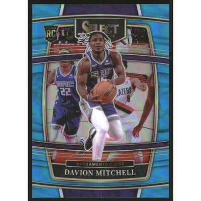 2021-22 Select Prizms Light Blue #23 Davion Mitchell