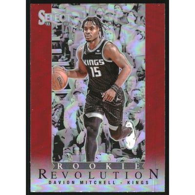 2021-22 Select Rookie Revolution Prizms Red #26 Davion Mitchell