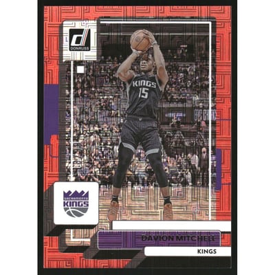 2022-23 Donruss Choice Red #142 Davion Mitchell