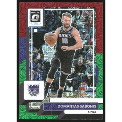 2022-23 Donruss Optic Choice Red and Green #117 Domantas Sabonis