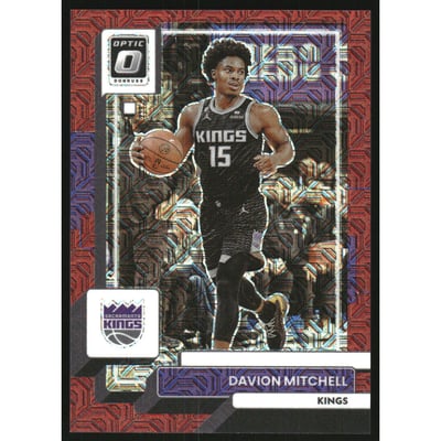 2022-23 Donruss Optic Choice Red #124 Davion Mitchell
