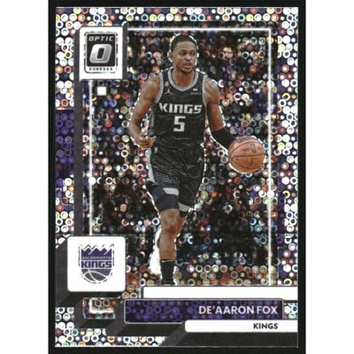 2022-23 Donruss Optic Fast Break Holo #130 De'Aaron Fox