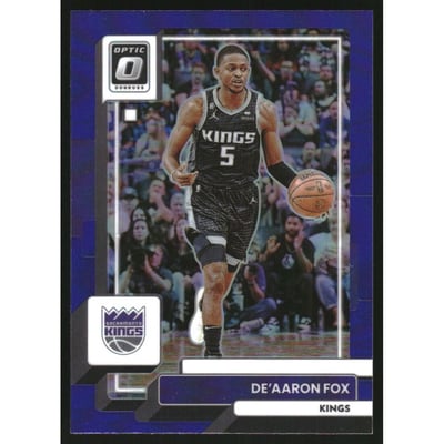 2022-23 Donruss Optic Purple #130 De'Aaron Fox
