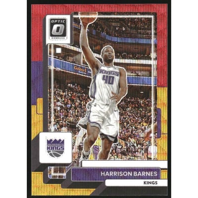 2022-23 Donruss Optic Red and Gold Wave #109 Harrison Barnes