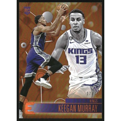 2022-23 Panini Chronicles Orange #204 Keegan Murray/Essentials