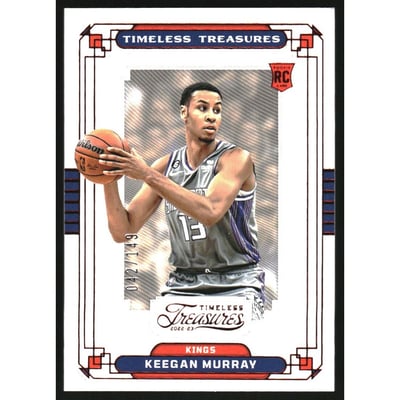 2022-23 Panini Chronicles Red #338 Keegan Murray/Timeless Treasures