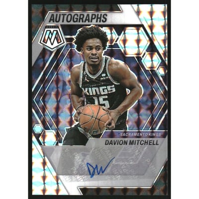 2022-23 Panini Mosaic Autographs Mosaic #24 Davion Mitchell