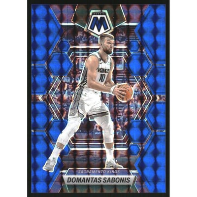2022-23 Panini Mosaic Mosaic Blue #65 Domantas Sabonis
