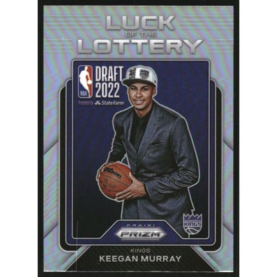 2022-23 Panini Prizm Luck of the Lottery Prizms Silver #9 Keegan Murray