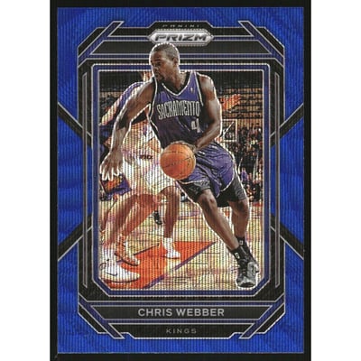 2022-23 Panini Prizm Prizms Blue Wave #288 Chris Webber