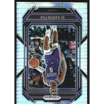 2022-23 Panini Prizm Prizms Hyper #118 De'Aaron Fox