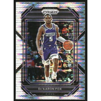 2022-23 Panini Prizm Prizms Pulsar #118 De'Aaron Fox