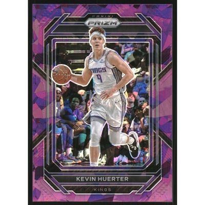 2022-23 Panini Prizm Prizms Purple Ice #124 Kevin Huerter
