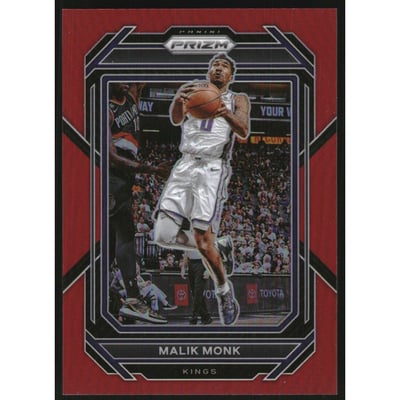 2022-23 Panini Prizm Prizms Red #142 Malik Monk