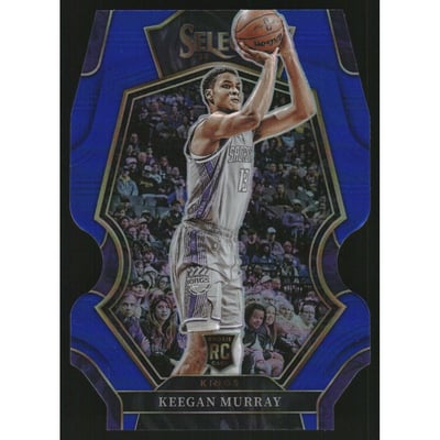 2022-23 Select Prizms Blue Die Cut #197 Keegan Murray