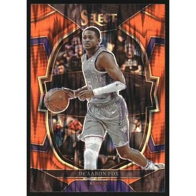 2022-23 Select Prizms Orange Flash #13 De'Aaron Fox