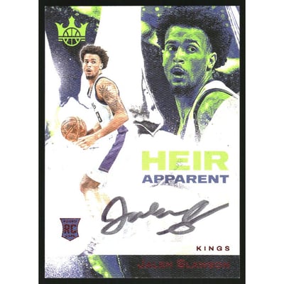 2023-24 Court Kings Heir Apparent Autographs Ruby #43 Jalen Slawson
