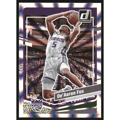 2023-24 Donruss Holo Laser #126 De'Aaron Fox