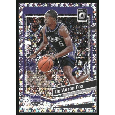 2023-24 Donruss Optic Fast Break Holo #52 De'Aaron Fox