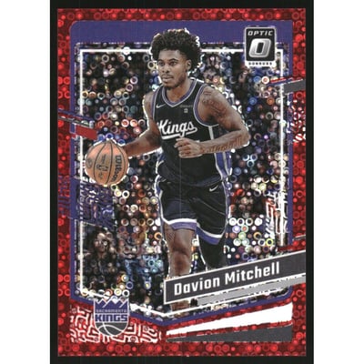 2023-24 Donruss Optic Fast Break Red #20 Davion Mitchell