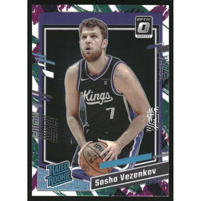 2023-24 Donruss Optic Jazz #244 Sasha Vezenkov RR