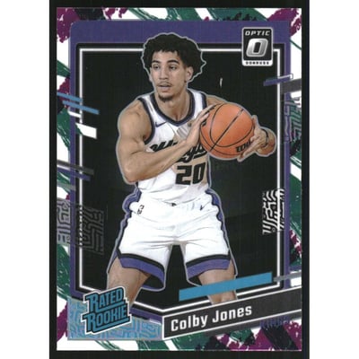 2023-24 Donruss Optic Jazz #246 Colby Jones RR