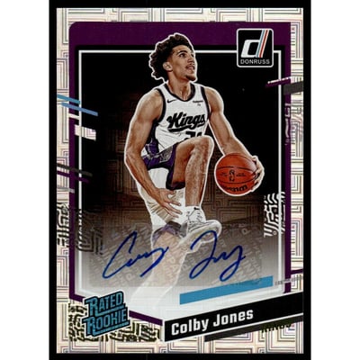 2023-24 Donruss Rated Rookies Signatures Choice #280 Colby Jones