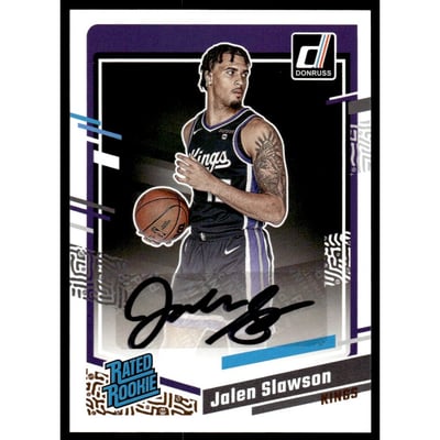 2023-24 Donruss Rated Rookies Signatures #271 Jalen Slawson