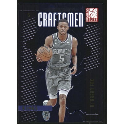 2023-24 Elite Craftsmen Blue #10 De'Aaron Fox