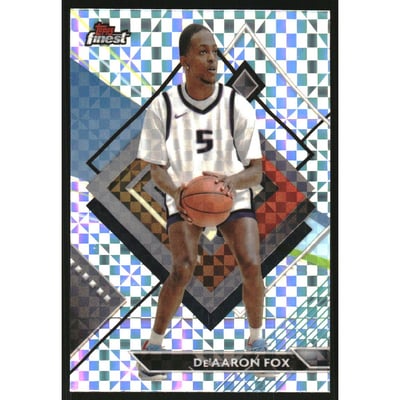 2023-24 Finest Checkerboard Refractors #242 De'Aaron Fox R