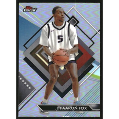 2023-24 Finest Refractors #242 De'Aaron Fox R