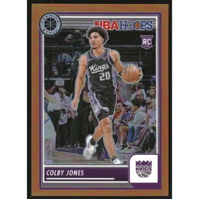 2023-24 Hoops Premium Stock Orange Prizm #49 Colby Jones