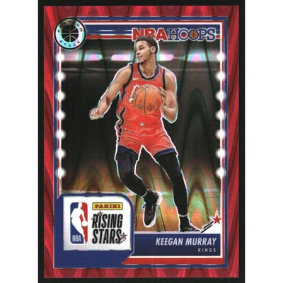 2023-24 Hoops Premium Stock Red Seismic Prizm #289 Keegan Murray