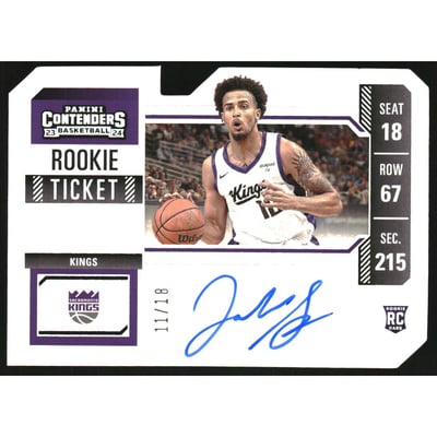 2023-24 Panini Contenders Variations Stub #120 Jalen Slawson/18